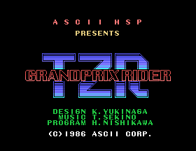 TZR - Grand Prix Rider